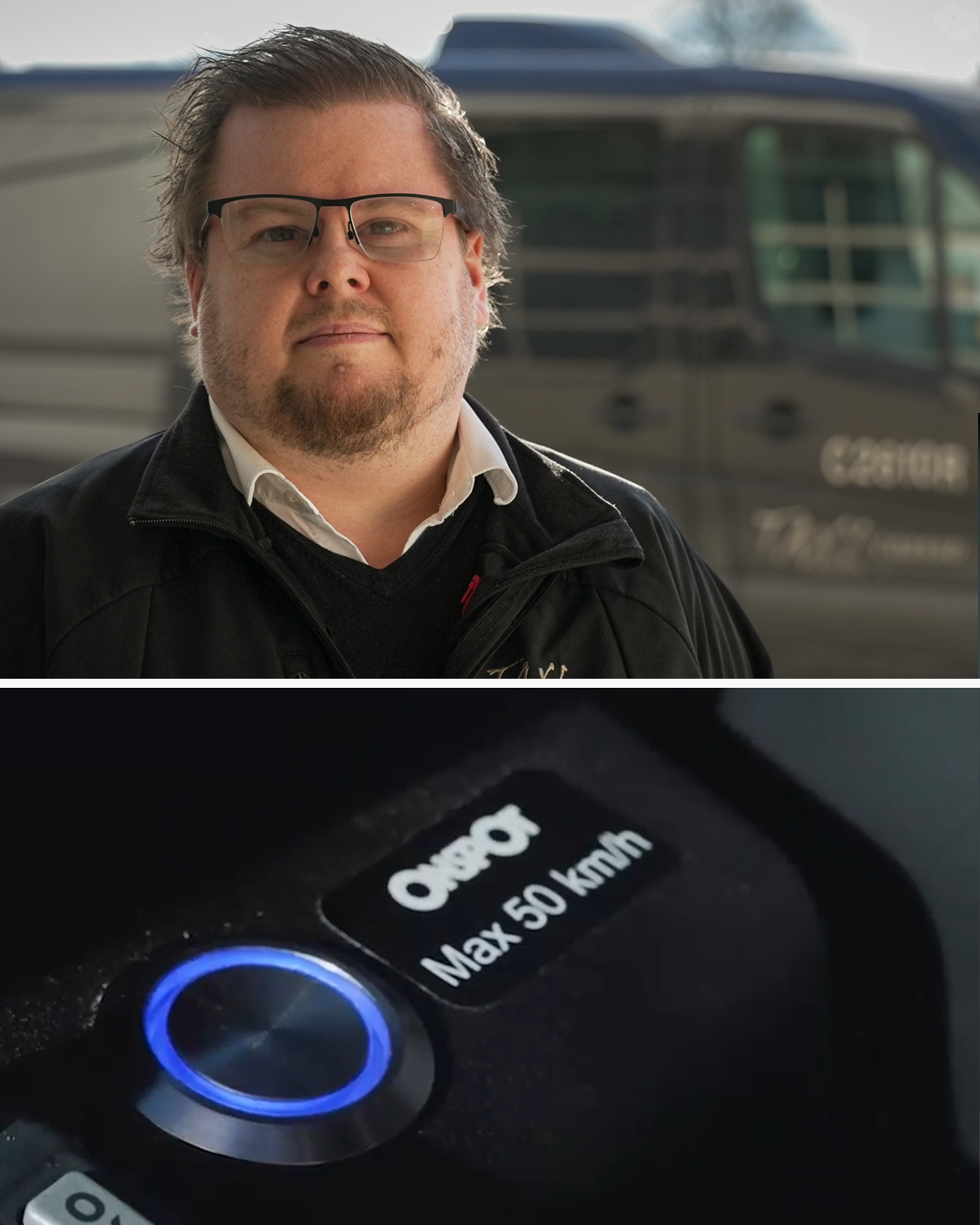 Taxi Romerike's first winter with automatic snow chains